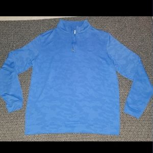 Peter Millar Blue Camouflage Men's Shirt